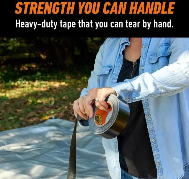 Alt view image 3 of 6 - Gorilla 10 Yard Black Duct Tape Single Roll