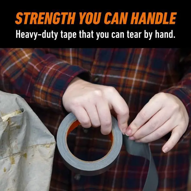 Alt view image 2 of 6 - Gorilla 10 Yard Silver Duct Tape Single Roll