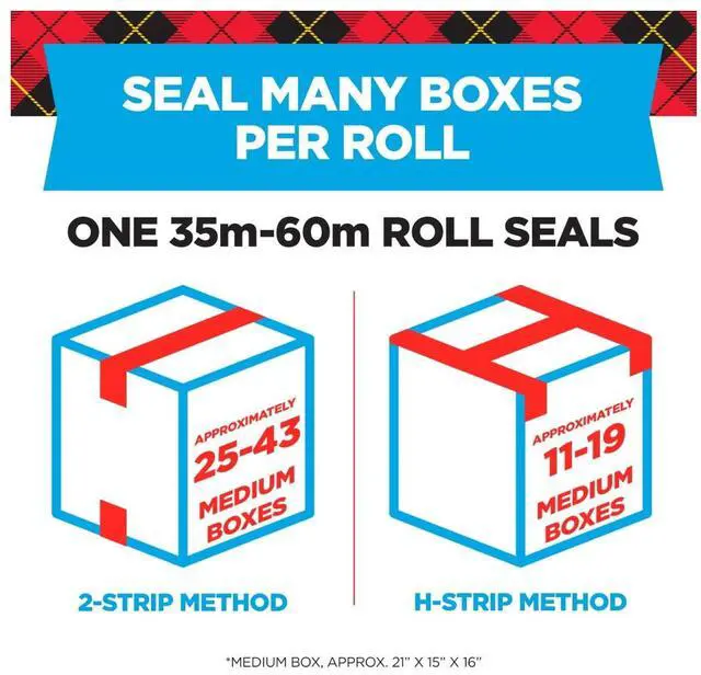 Alt view image 3 of 7 - Scotch Heavy Duty Packaging Tape, Clear, 1.88" x 38.2 yd, 1 Dispenser