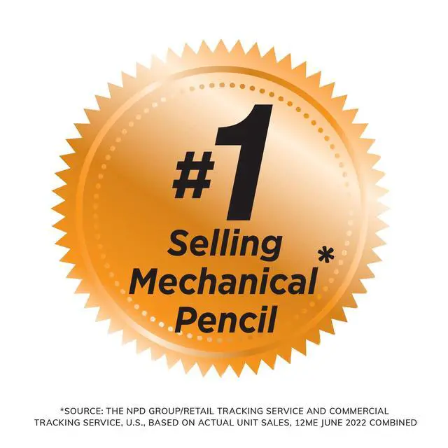 Alt view image 6 of 7 - BIC Xtra-Precision Mechanical Pencil, Metallic Barrels, #2 Pencil, 24 Count