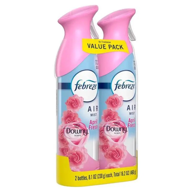 Alt view image 5 of 5 - Febreze Air Mist Air Freshener Spray, Downy April Fresh, 8.1oz, 2 Count