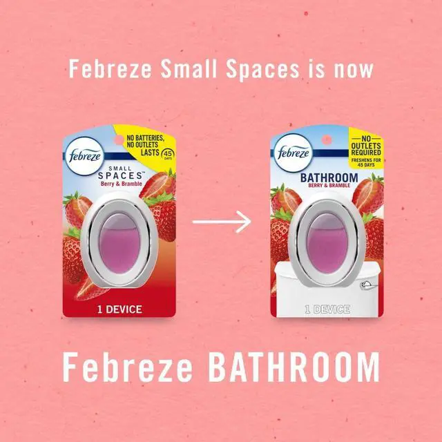Alt view image 3 of 6 - Febreze BATH Air Freshener Berry & Bramble, .25 fl. oz., Pack of 3