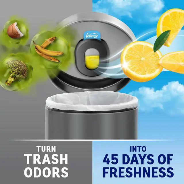 Alt view image 2 of 6 - Febreze Trash Odor Fighter, Gain Original Scent, 1 Holder + 1 Refill