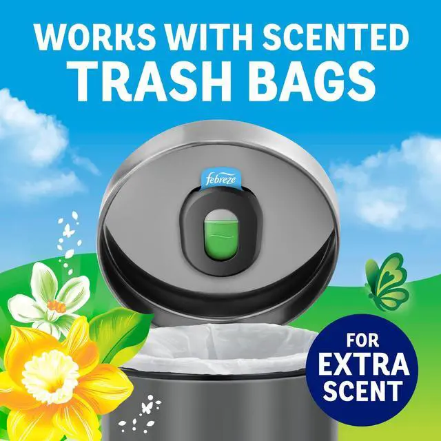 Alt view image 4 of 6 - Febreze Trash Odor Fighter, Gain Original Scent, 1 Holder + 1 Refill