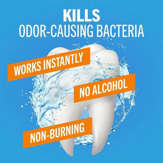 Alt view image 4 of 5 - TheraBreath Fresh Breath Alcohol-Free Mouthwash, Mouth Rinse for Adults, Icy Mint, 16 fl oz