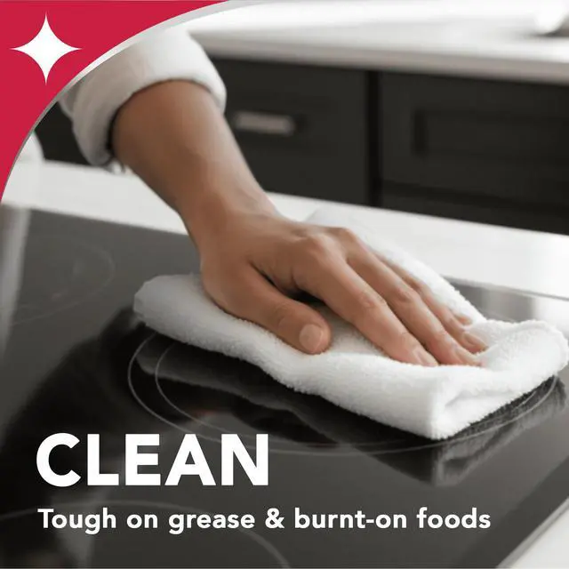 Alt view image 3 of 5 - Weiman Cooktop Cleaner and Polish Cream for Glass, Ceramic and Induction Surfaces -15 oz, Unscented