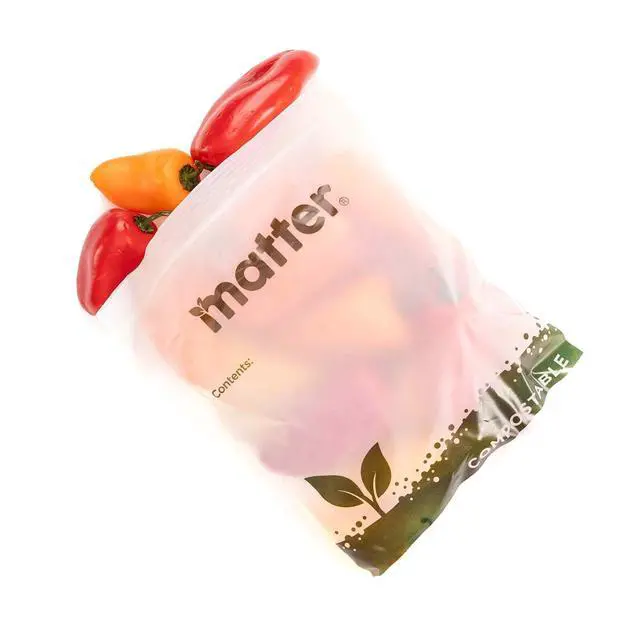 Alt view image 4 of 6 - Matter Compostable Quart Food Storage Bags, 50 Count