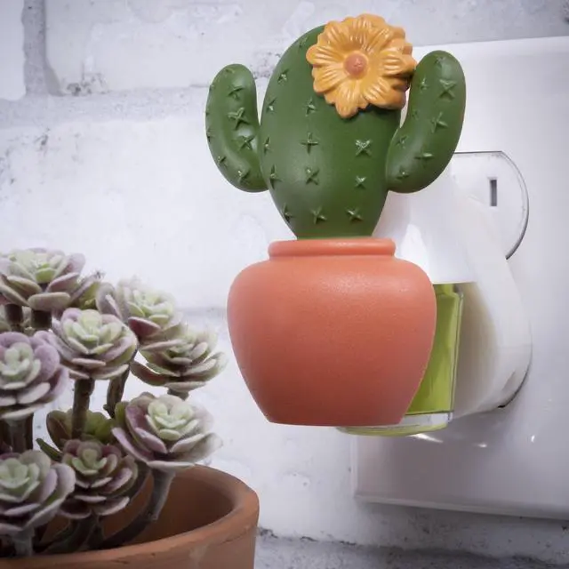 Alt view image 3 of 6 - Mainstays Cactus in Bloom Aroma Accents Fragrance Oil Diffuser