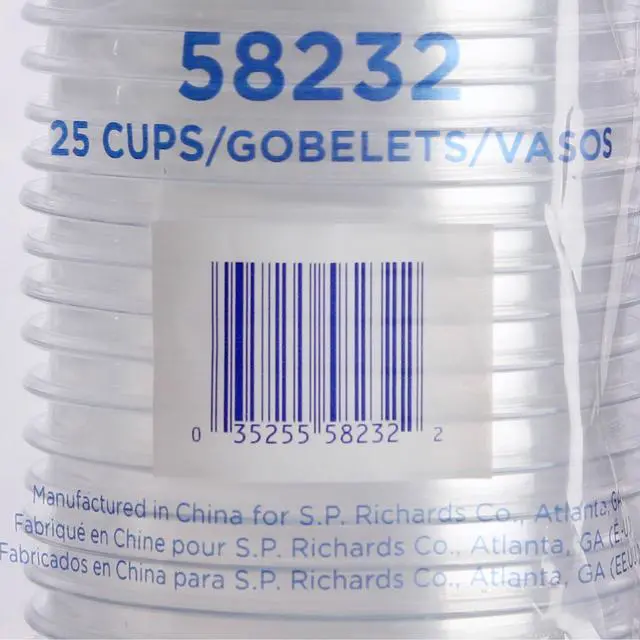 Alt view image 4 of 4 - Genuine Joe, GJO58232, Clear Plastic Cups, 25 / Pack, Clear, 10 fl oz