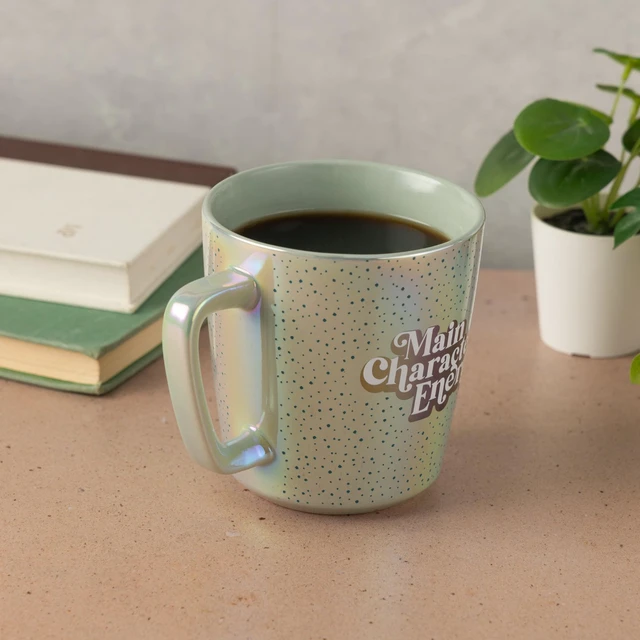 Alt view image 5 of 5 - Thyme & Table 20 fl oz Stoneware Main Character Energy Mug