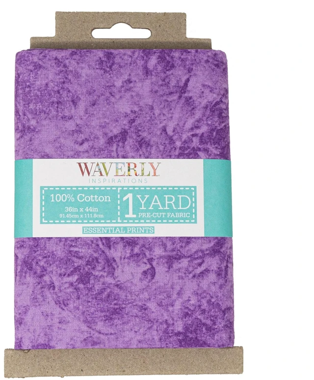 Main image of Waverly Inspirations 1 Yard Cut 100% Cotton Prints Fabric, Black Wisteria, 44" Wide for Quilting & Sewing