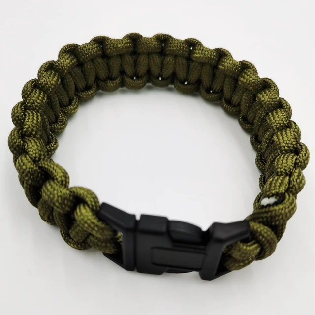 Alt view image 4 of 5 - Hyper Tough 5/32 inch 550 Paracord 50 ft, Green