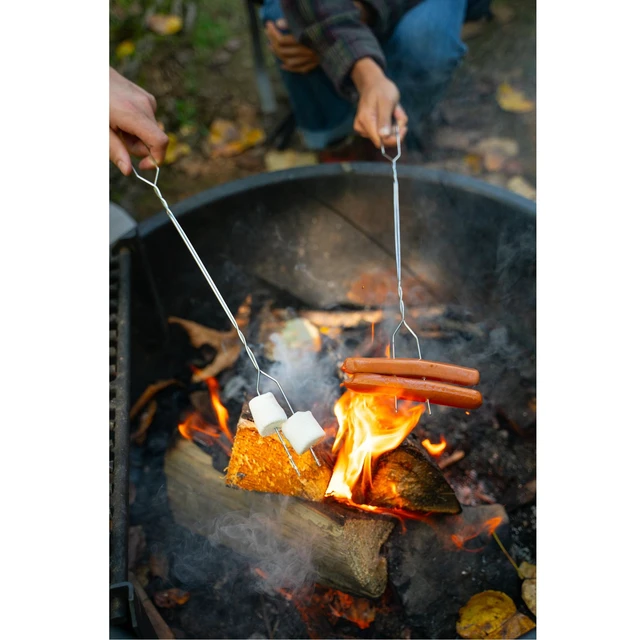 Alt view image 3 of 5 - (2 pack) Coghlan's Toaster Forks (4 Pack), 20" Length for Toasting Campfire Marshmallows