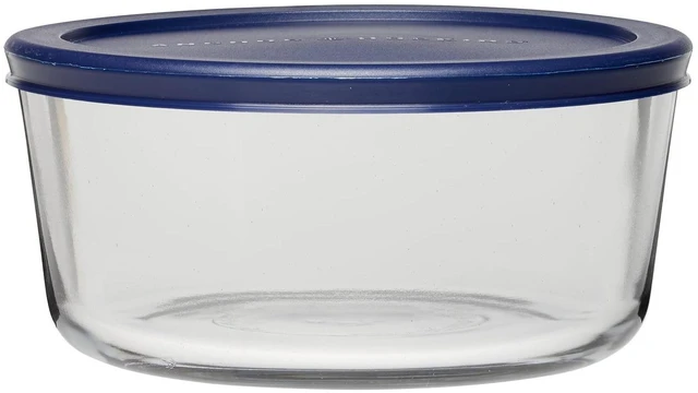 Main image of Anchor Hocking Glass Food Storage Container with Lid, 7 Cup Round