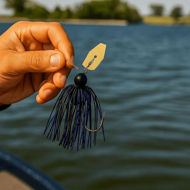 Alt view image 3 of 6 - Z-Man Original ChatterBait Bladed Jig 3/8 oz Blue Black