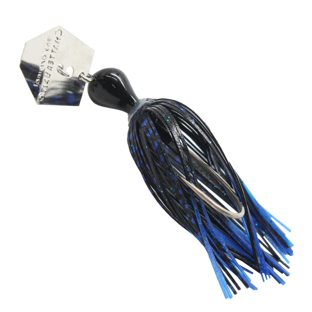 Alt view image 6 of 6 - Z-Man Original ChatterBait Bladed Jig 3/8 oz Blue Black