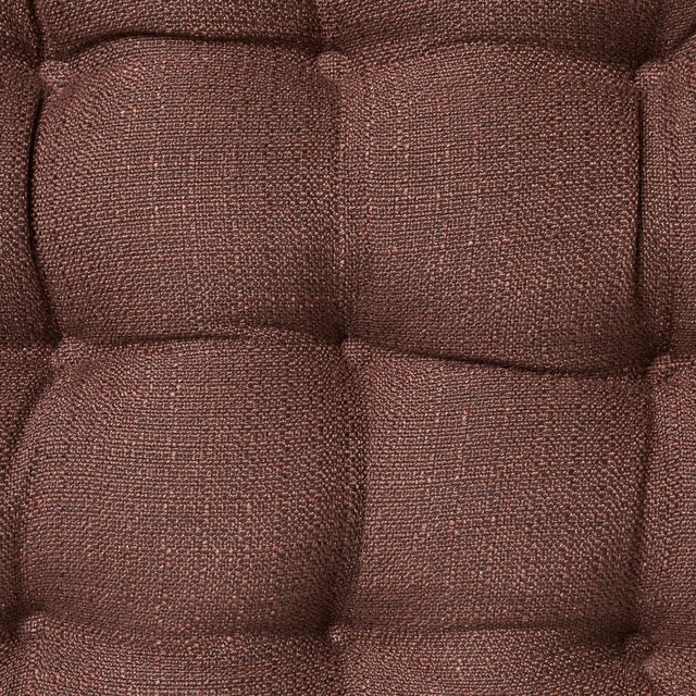 Alt view image 5 of 5 - Mainstays Textured Chair Seat Pad (Chair Cushion), Brown Color, 1-Piece, 15.5" x 16"