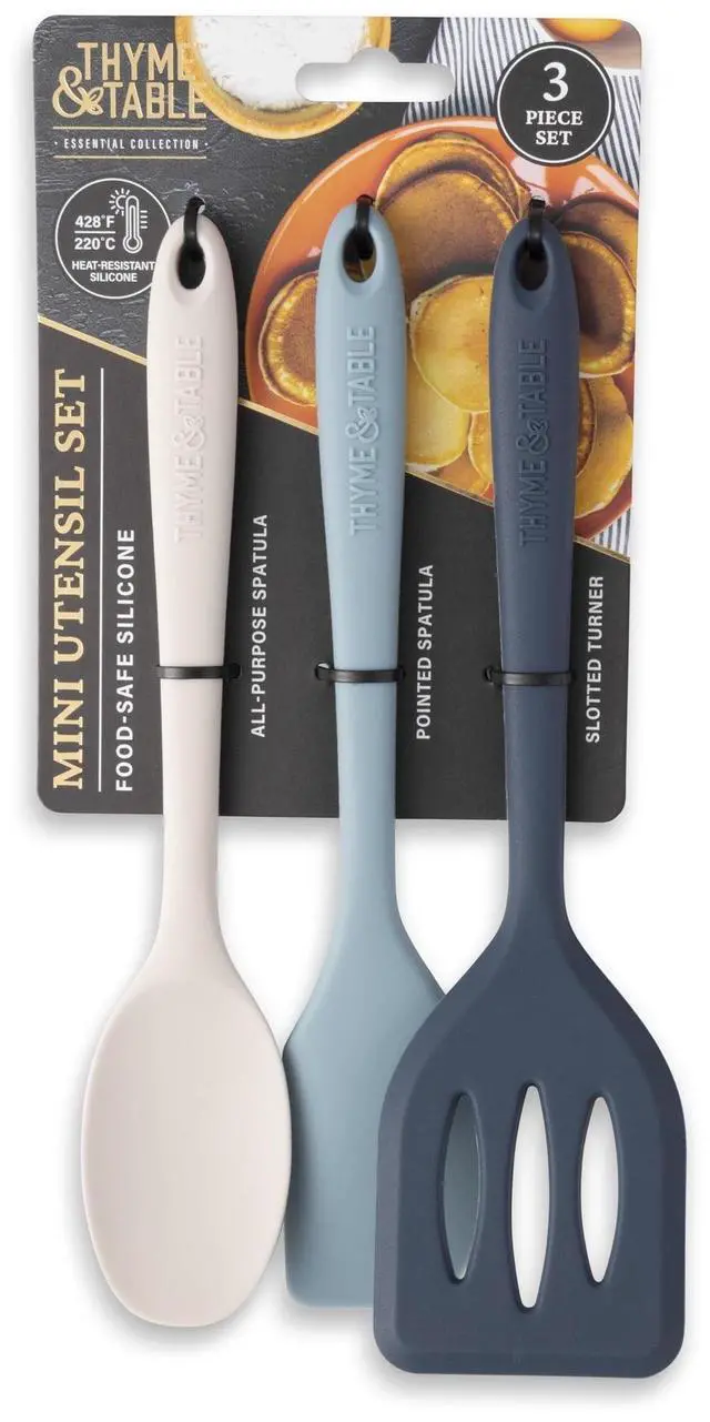Main image of Thyme and Table Silicone Mini Kitchen Utensil Set, 3 pcs