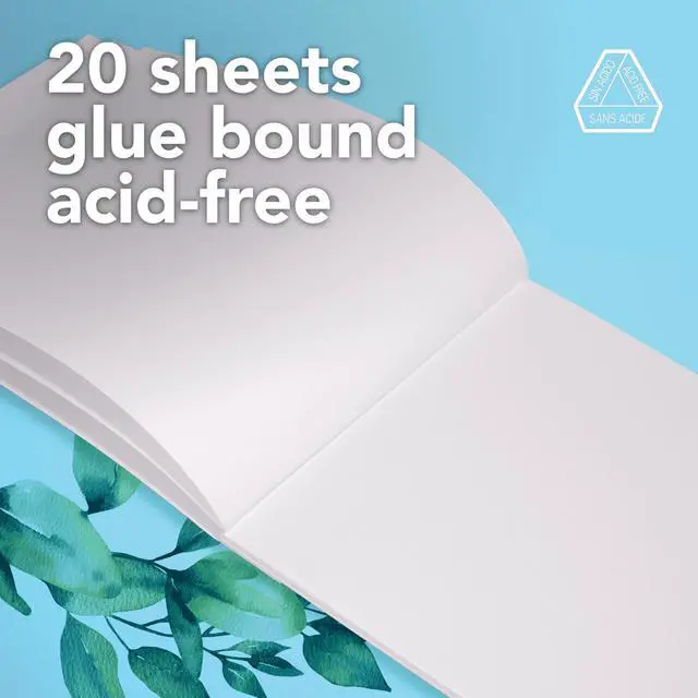 Alt view image 5 of 5 - Canson Graduate 9" x 12" Watercolor Paper Pad (20 Sheets), Art Paper for Adults and Students