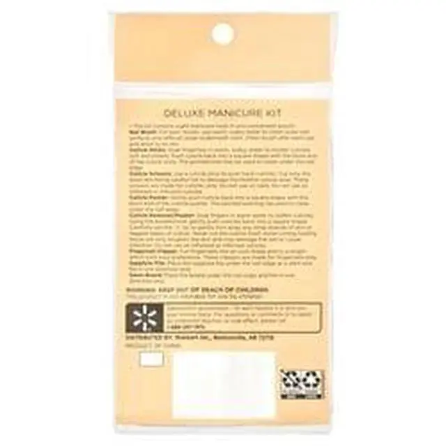 Alt view image 2 of 2 - Equate Deluxe Plastic and Metal Manicure Kit, 8 Pieces