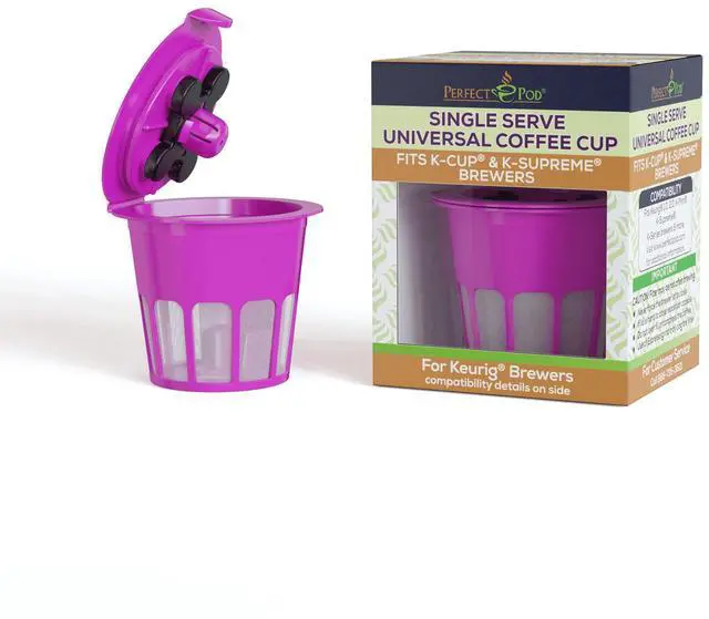 Main image of Perfect Pod Single Serve Universal Reusable Coffee Filter Cup, Multistream Technology