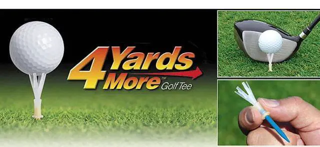 Alt view image 4 of 6 - NEW 4 Yards More Blue Plastic Golf Tees 3 1/4"