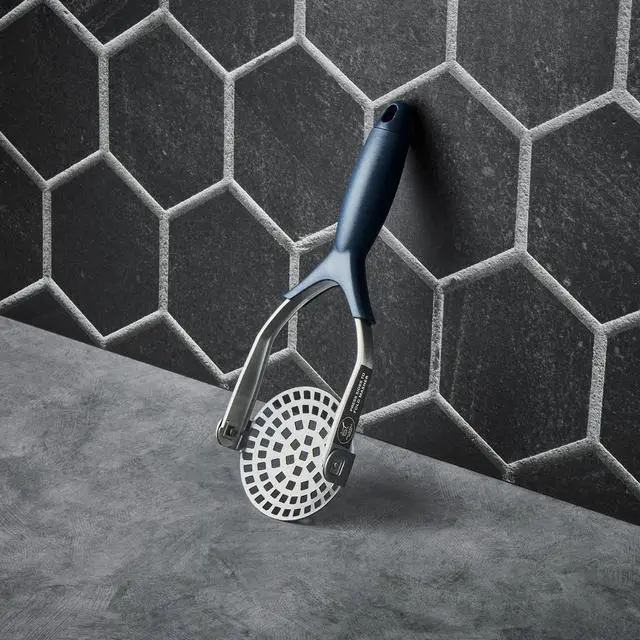 Alt view image 3 of 5 - Thyme & Table Stainless Steel Potato Masher, Blue