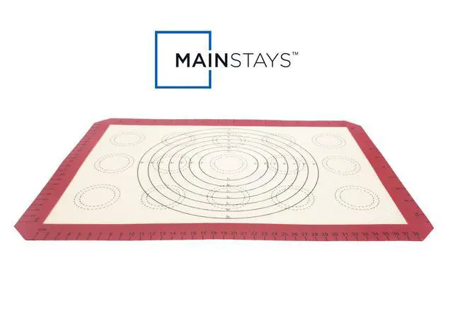 Alt view image 3 of 5 - Mainstays Reusable Silicone Baking Mat - Measures 16.5" x 11.6"