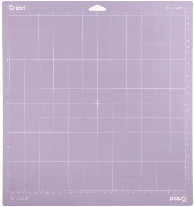 Main image of Cricut StrongGrip Adhesive Cutting Machine Mat, 12 in x 12 in, Lilac