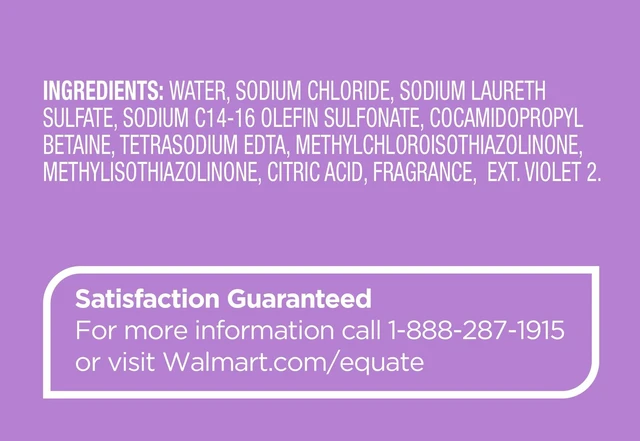 Alt view image 4 of 5 - Equate Bubble Bath, Lavender, 64 fl oz