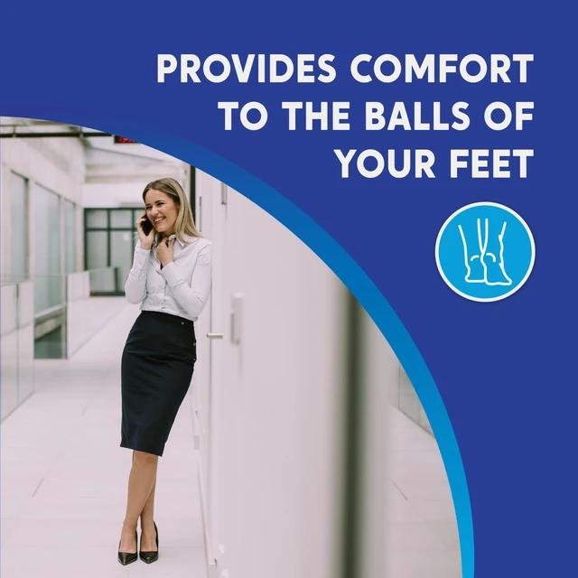 Alt view image 5 of 6 - Sof Comfort Ball-of-Foot Fashion Foam Cushion 3-Pack, Women's One Size Fits All