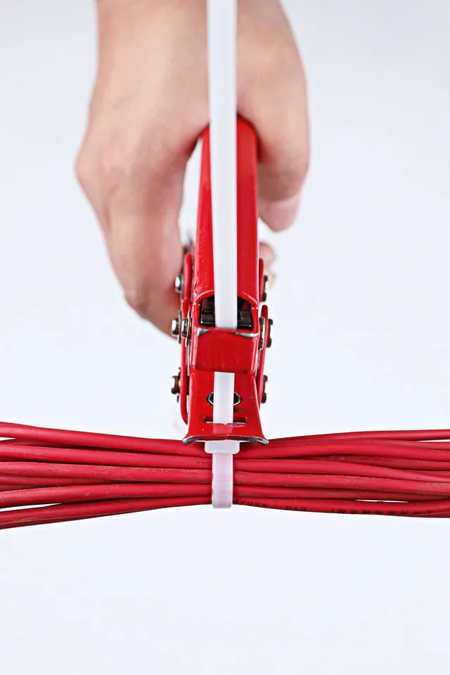 Alt view image 3 of 6 - Hyper Tough Nylon Cable Ties, Natural, 14 in, 20 Pack