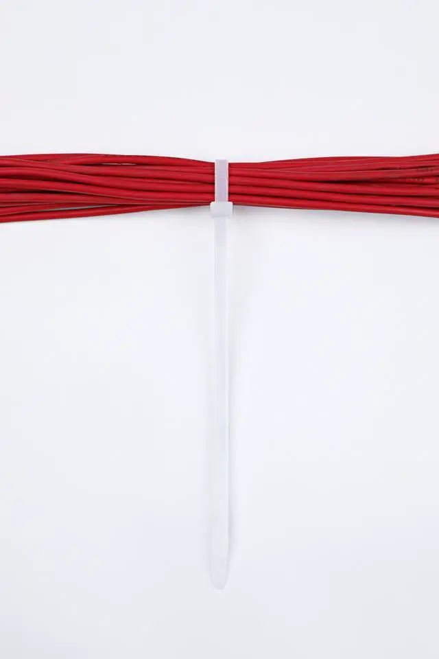 Alt view image 5 of 6 - Hyper Tough Nylon Cable Ties, Natural, 14 in, 20 Pack