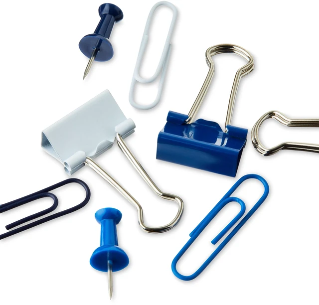 Alt view image 3 of 6 - Pen + Gear Clips and Pins Set, 295 Count, Assorted Color, Size (19mm, 33mm) Model 595466225