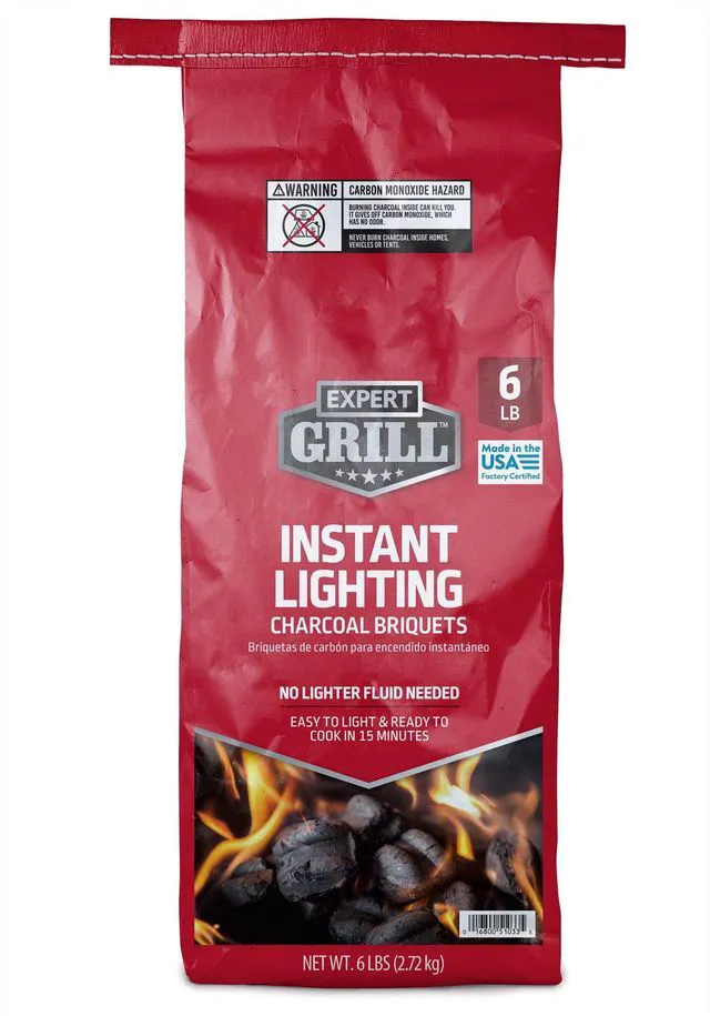 Main image of Expert Grill Instant Lighting Charcoal Briquettes, 6 lb