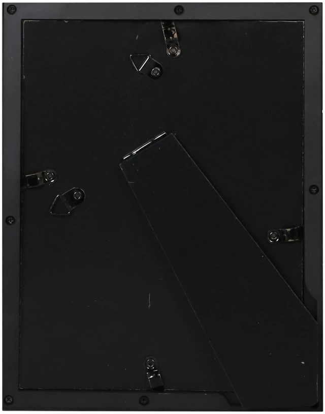 Alt view image 4 of 7 - Mainstays 2-Opening Picture Frame, Holds Two 4 x 6 in Photos, Black Gallery Style