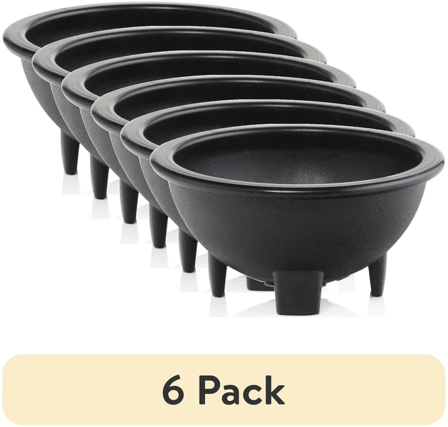 Main image of (6 pack) Mainstays Small Black Salsa Serving Dish, 10 oz