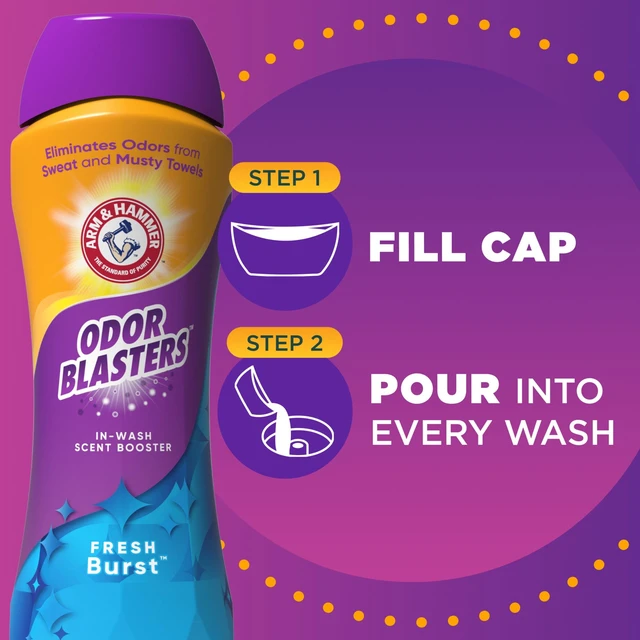 Alt view image 2 of 5 - ARM & HAMMER Odor Blasters Fresh Burst In-Wash Laundry Scent Booster, 24 oz Bottle