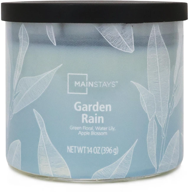 Alt view image 3 of 6 - Mainstays 3-Wick Ombre Wrap Garden Rain Candle, 14 Ounce