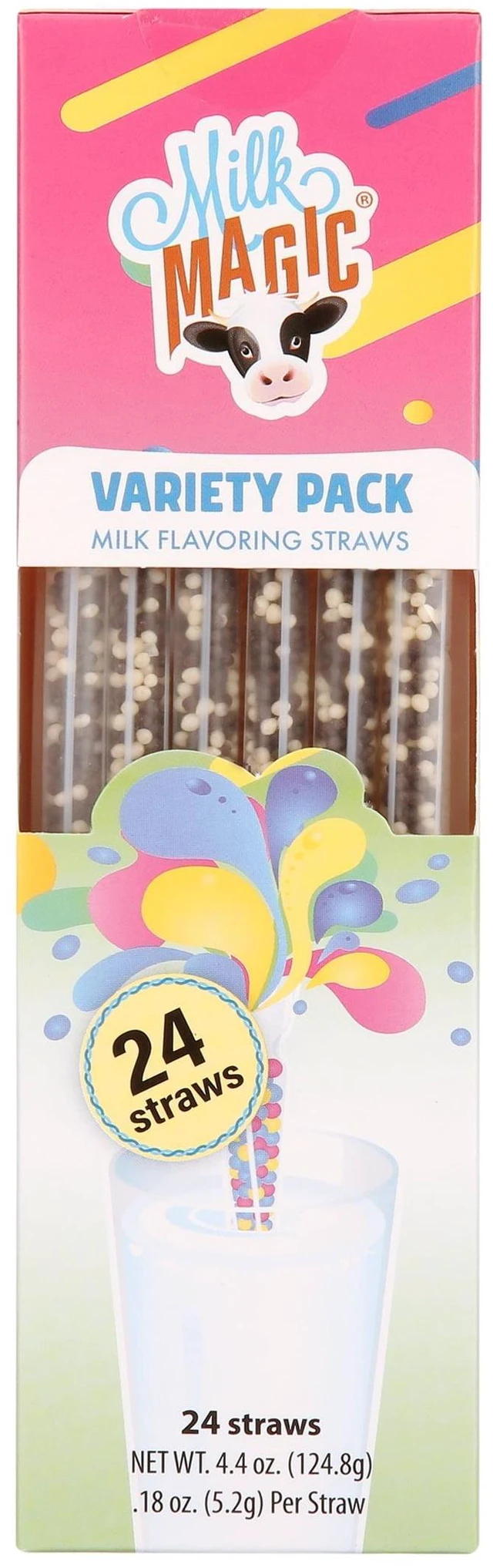 Main image of Milk Magic Variety Milk Flavoring Straws 24 Count