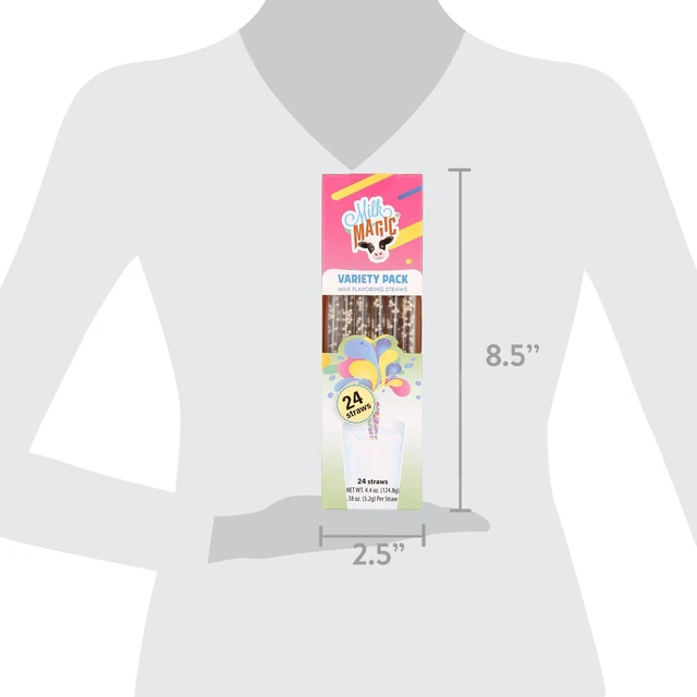 Alt view image 4 of 6 - Milk Magic Variety Milk Flavoring Straws 24 Count