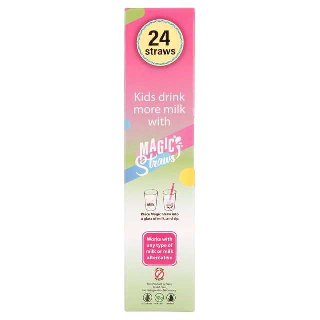 Alt view image 5 of 6 - Milk Magic Variety Milk Flavoring Straws 24 Count