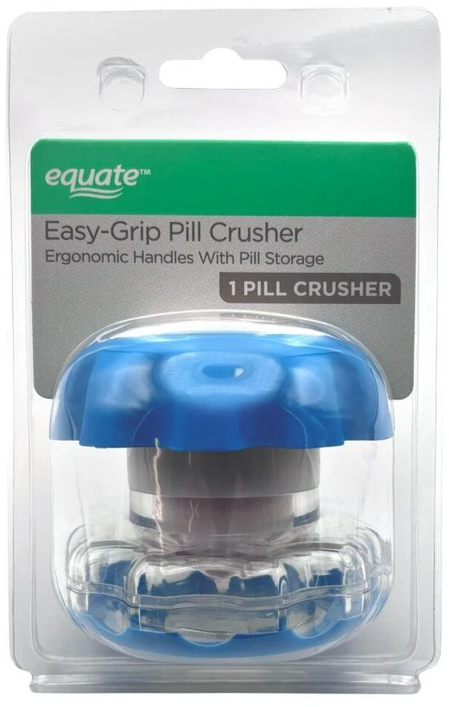 Alt view image 3 of 5 - Equate Easy Grip Pill Crusher, Colors May Vary