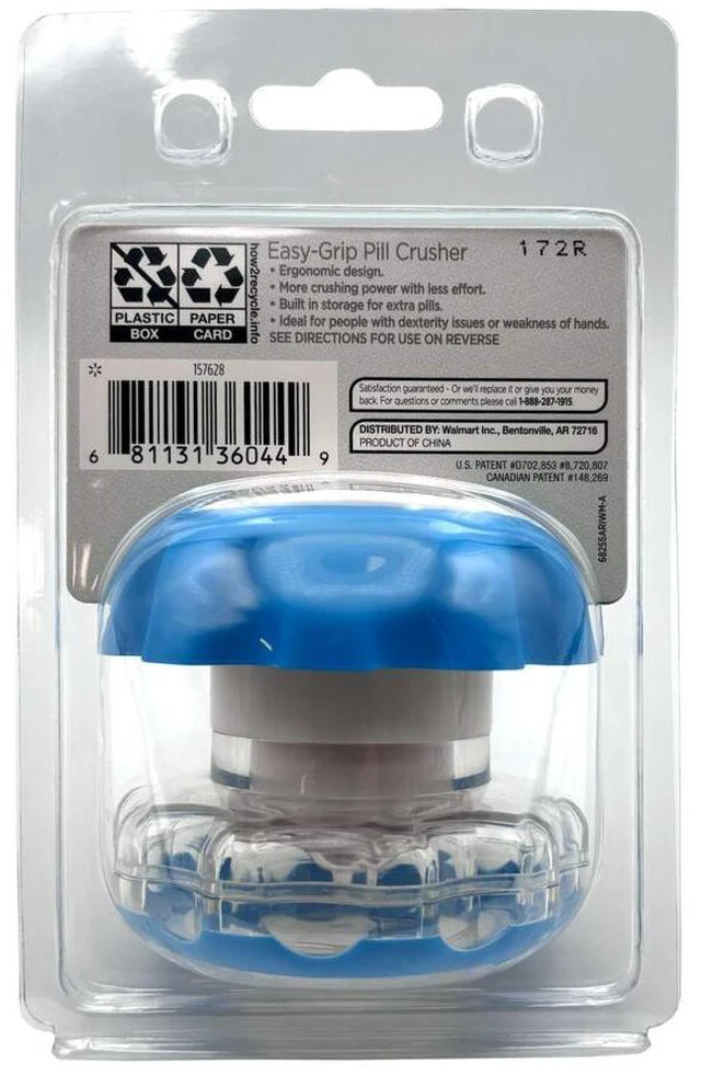Alt view image 2 of 5 - Equate Easy Grip Pill Crusher, Colors May Vary