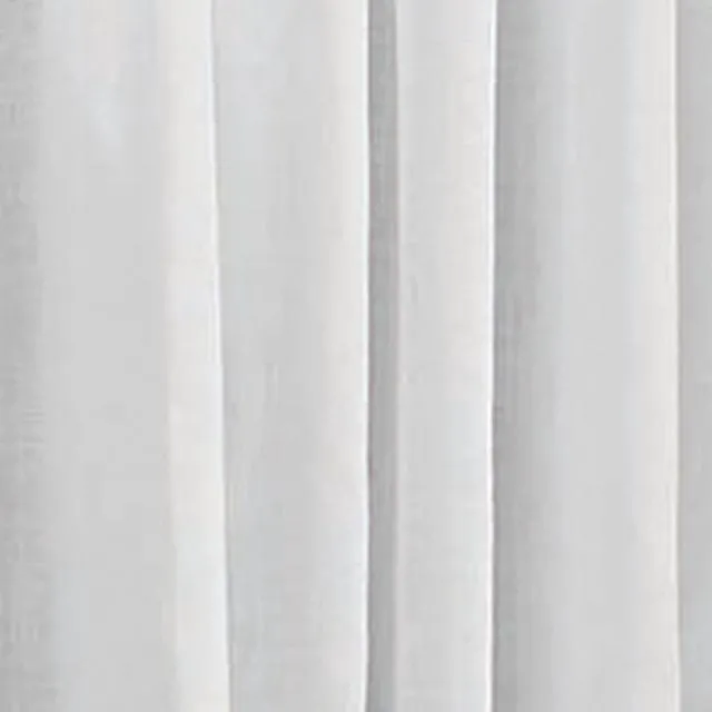 Alt view image 5 of 5 - Mainstays 100% Cotton Indoor Sheer Rod Pocket Single Curtain Panel , White , 50" W x 63"L