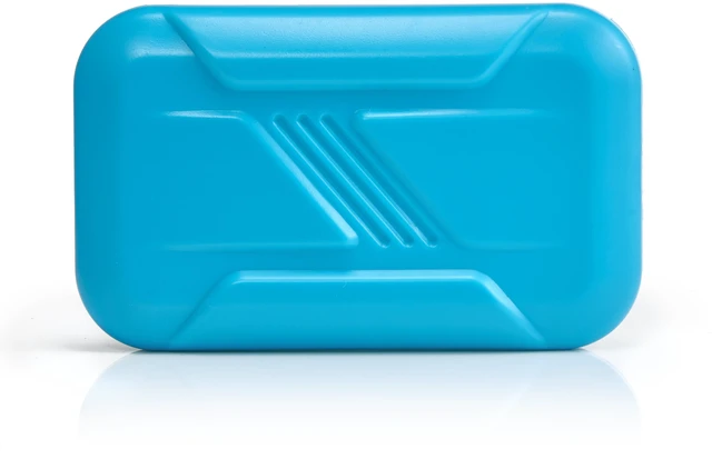 Alt view image 6 of 6 - (5 pack) Your Zone Kids Reusable Slim Ice Pack for Food Storage, Lunch Box Ice Pack, Lightweight, Neon Aqua