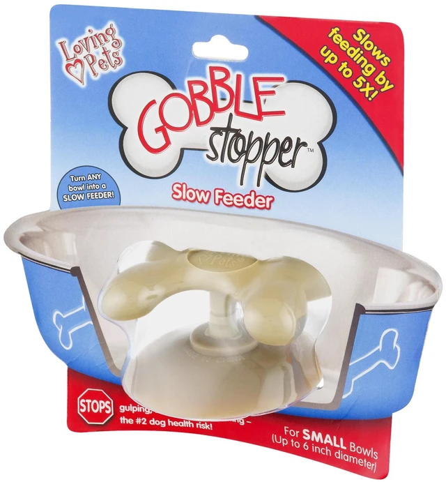 Alt view image 3 of 6 - Loving Pets Gobble Stopper Slow Feeder, Small,1 CT
