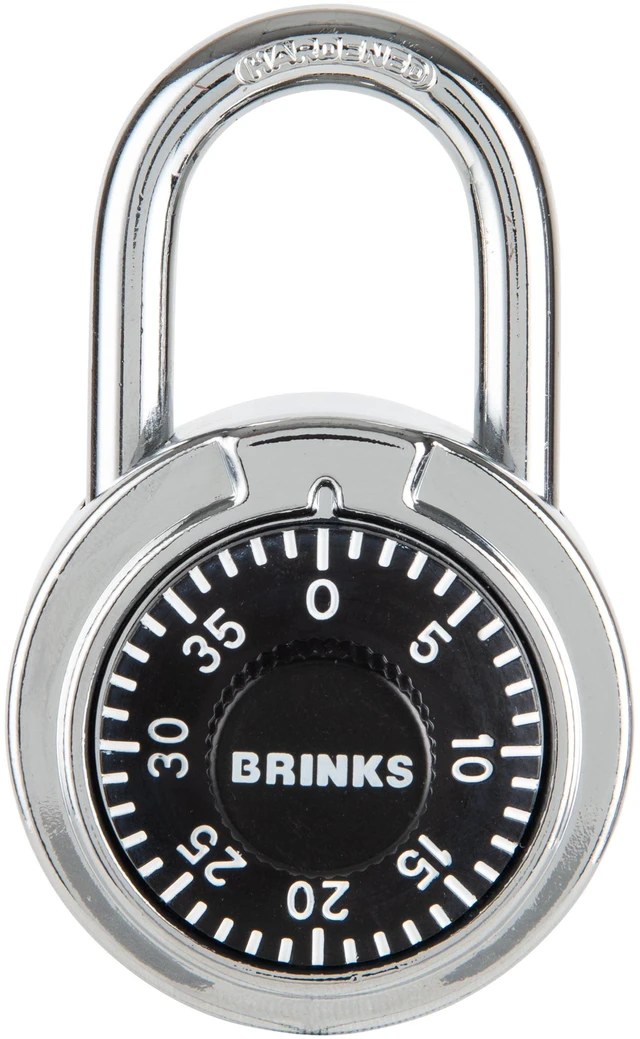 Main image of Brinks 50mm Steel Dial Combination Padlock with 1in Shackle