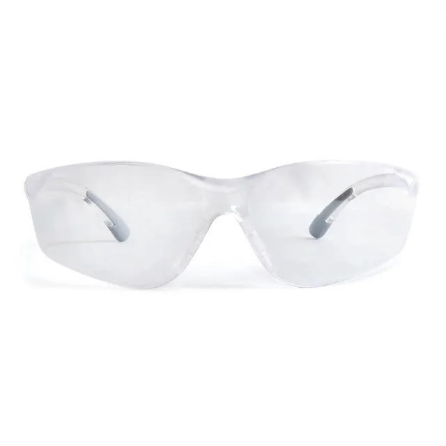 Alt view image 4 of 6 - Hyper Tough Single Clear Anti-Fog Lens Safety Glasses. 99% UV Blocking, Meet ANSI z87.1 Impact Resistance