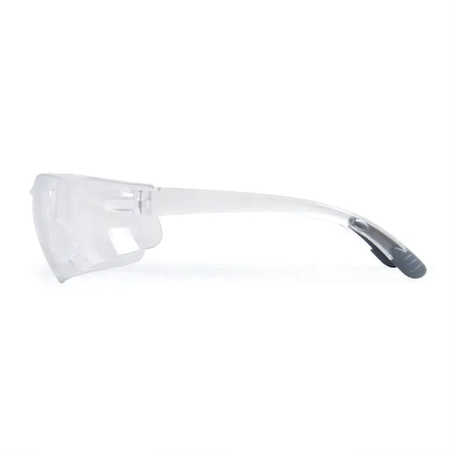 Alt view image 2 of 6 - Hyper Tough Single Clear Anti-Fog Lens Safety Glasses. 99% UV Blocking, Meet ANSI z87.1 Impact Resistance